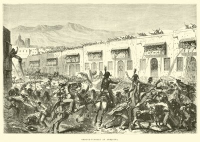 Martes de Carnaval en Arequipa de Edouard Riou